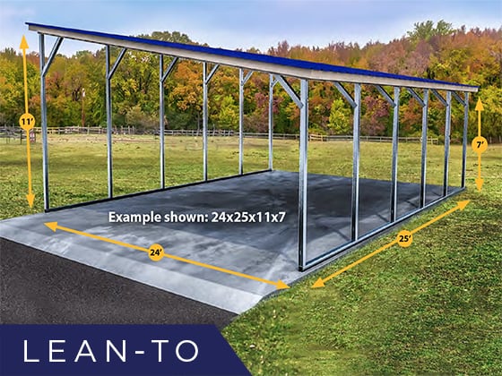 lean to carport cost